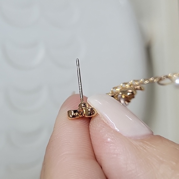 🔥LAST PAIR🔥 Spring Blossom Chain Drop Earrings, S925 - Picture 10 of 10